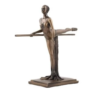 The Discipline of Training Ballet Cold Cast Bronze Sculpture 20cm