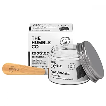 The Humble Co Toothpaste in a Jar - charcoal with fluoride 50ml