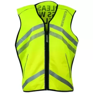 Weatherbeeta Unisex Adult Please Pass Wide And Slow Reflective Vest (M) (Hi Vis Yellow)