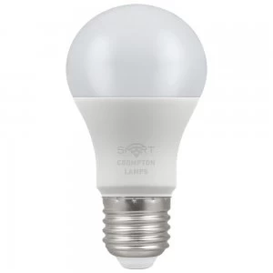 Crompton Lamps LED Smart GLS 8.5W Dimmable RGBW 3000K ES-E27 - CROM12332