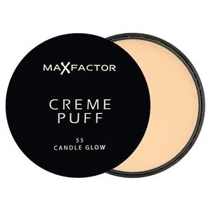 Max Factor Creme Puff Powder Compact Candle Glow 55 Nude