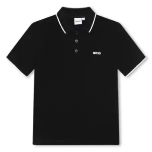 Boss Small Logo Polo Junior Boys - Black