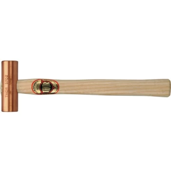 24-5702 25MM Solid Copper Mallet with Wood Handle - Thor