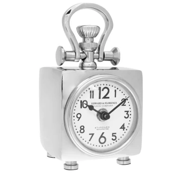 Hotel Collection Hotel Clock - Silver