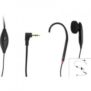 Geemarc CLHOOK5 Headset 2.5mm jack Corded In-ear, On-ear, Over-the-ear Black