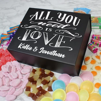 All You Need Is Love Deluxe Sweet Box - Black