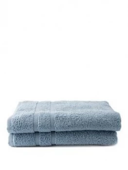 Silentnight Set Of 2 Zero Twist Bath Towels
