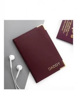 Personalised Luxury Leather Passport Cover