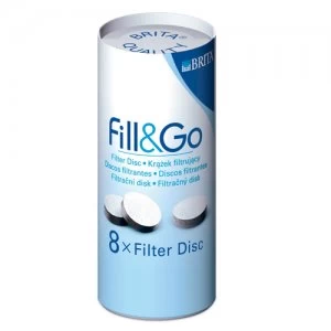Brita Fill & Go Filter Discs - Pack of 8