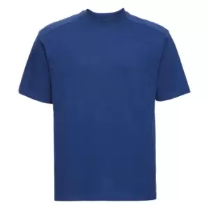 Russell Europe Mens Workwear Short Sleeve Cotton T-Shirt (2XL) (Bright Royal)