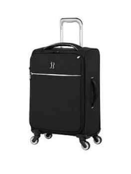It Luggage Glint Cabin Case Black With White Trim
