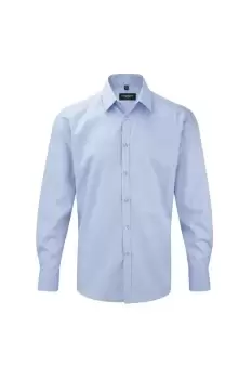 Herringbone Long Sleeve Work Shirt