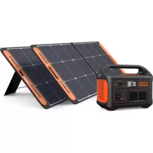 Jackery Solar Generator 1000, Power Station with 2SolarSaga 100W Solar Panels