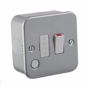 KnightsBridge 13 Switched Metal Clad Fused Connection Spur Unit and Flex Outlet