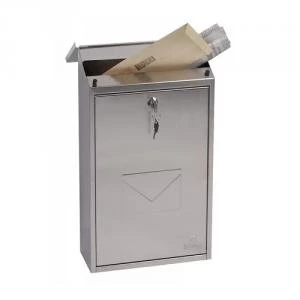 Phoenix Villa Front Loading Mail Box MB0114KS in Stainless Steel with