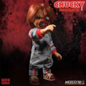 Mezco Child's Play Pizza Face Chucky Talking Mega-Scale 15" Doll