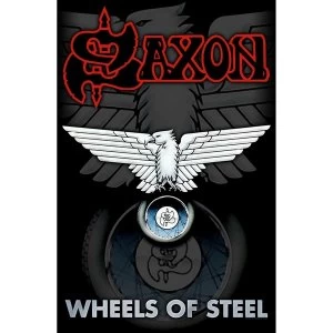 Saxon - Wheels Of Steel Textile Poster