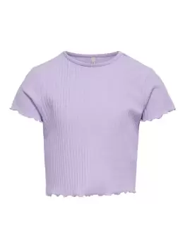 ONLY Cropped Top Women Purple