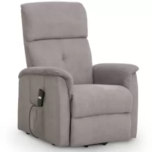 Julian Bowen Ava Rise And Recline Chair - Taupe Chenille