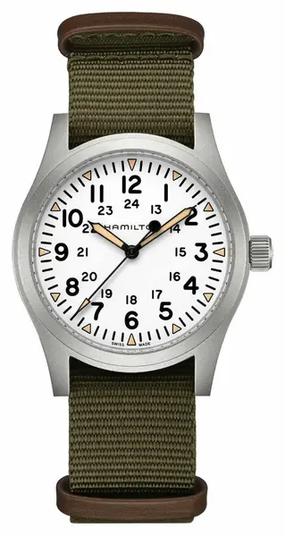 Hamilton H69529913 Khaki Field Mechanical 42mm White Watch