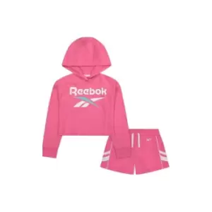 Reebok Classic Stripe Set Junior Girls - Pink