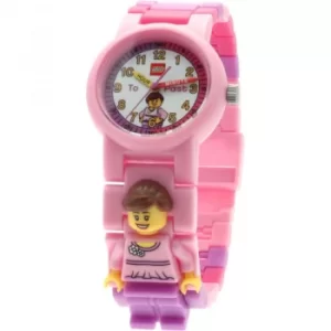 Childrens LEGO Time Teacher Pink Minifigure Link Watch