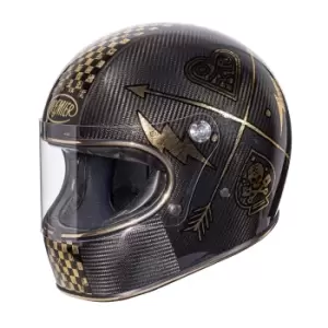 Premier Trophy Carbon Nx Gold Chromed Helmet S