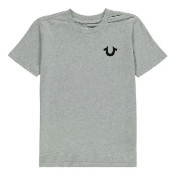 True Religion Horseshoe Crew T Shirt - Grey