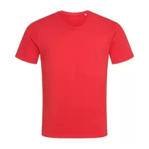 Stedman Mens Stars T-Shirt (2XL) (Scarlet Red)