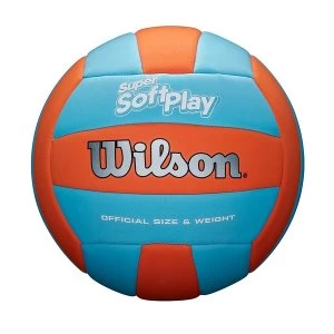 Wilson Super Soft Play Volleyball Orange/Blue