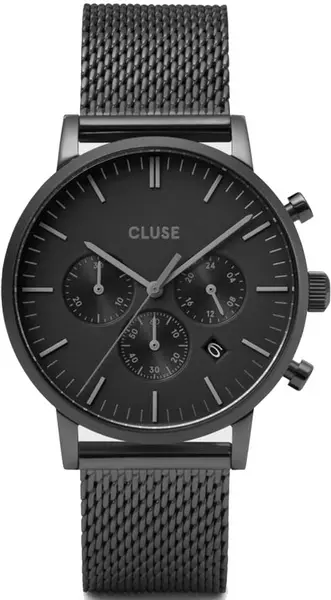 Cluse Watch Aravis Chrono Mens - Black CLS-133