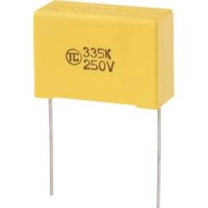 MKS thin film capacitor Radial lead 3.3 uF 250 Vdc 5 27.5mm L x W x H 32 x 13 x 22mm