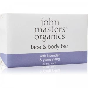 John Masters Organics Lavender & Ylang Ylang Moisturizing Soap for Face and Body 128 g