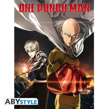 One Punch Man - Saitama & Genos Small Poster