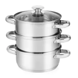 Tower 18cm 3 Tier Steamer Stainless Steel
