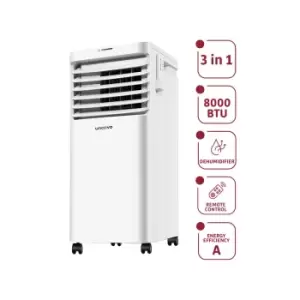 ECO 8000 BTU Slimline Portable Air Conditioner for sized rooms up to 20 sqm