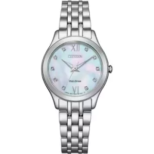 Ladies Citizen Eco-Drive Crystal Dial Watch