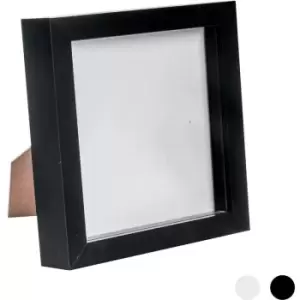 3D Box Photo Frame - 6 x 6' - Black - Nicola Spring
