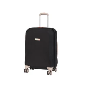 IT Luggage Ionian Small Frameless Expanding Cabin Suitcase - Black