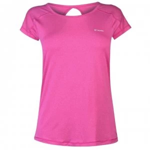 Columbia Peak T Shirt Ladies - Haute Pink