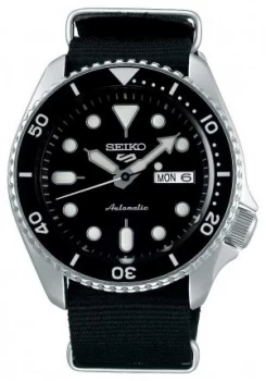 Seiko 5 Sport Sports Automatic Black Dial Black Watch