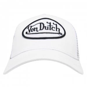Von Dutch Logo Cap - White/Black