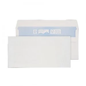 Purely Nature First Ennvironmental Envelopes DL Self Seal 110 x 220 mm Plain 90 gsm White Pack of 1000
