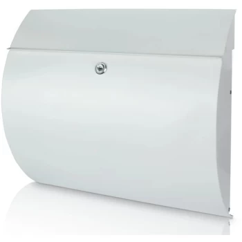 BURG-WÄCHTER Letterbox Toscana 856 W Steel White - White