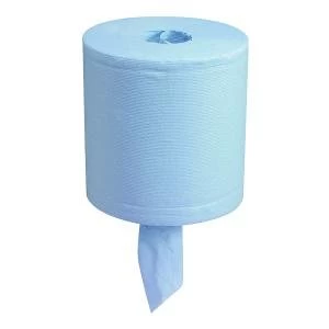 Wypall L20 Centrefeed Wiper Roll 2 Ply Blue 7302