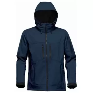 Stormtech Mens Epsilon 2 Hooded Soft Shell Jacket (L) (Navy/Graphite Grey)