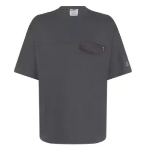 Champion Champion Twill Pocket T-Shirt Mens - Grey