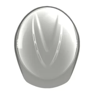 GV511 V-gard 500 White Safety Helmet with Pushkey Sliding Suspension