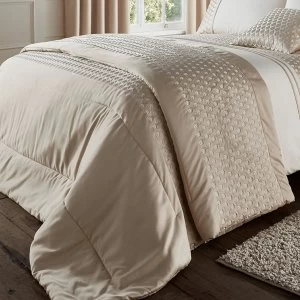 Catherine Lansfield Lille Bedspread - Gold