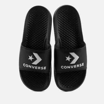 Converse All Star Slide Sandals - Black/White - UK 9